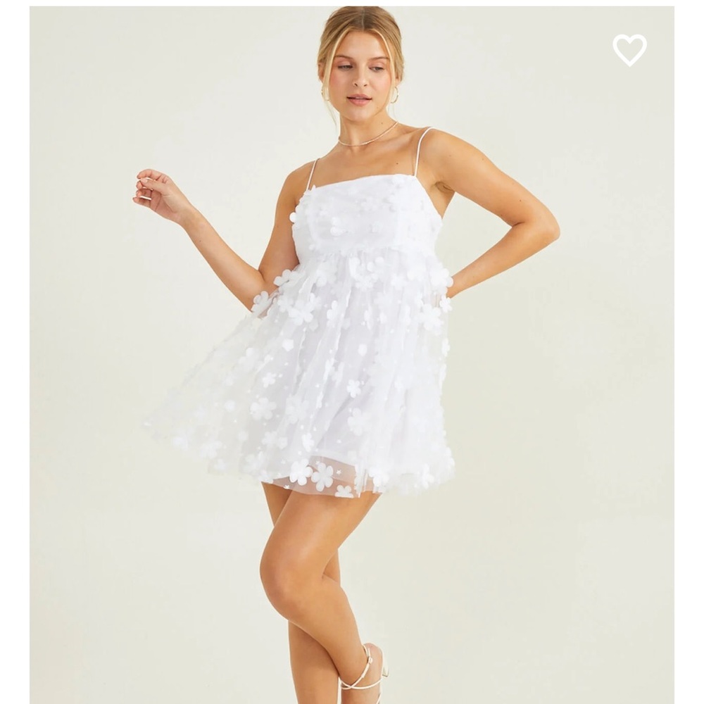 Altard State NWT Aurora Floral Mesh Babydoll Dress $80